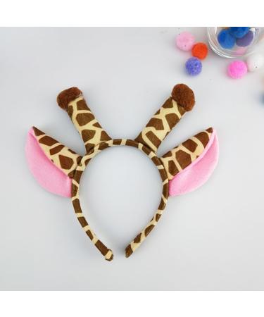 Christmas Elk Headband Cute Giraffe Headband for Kindergarten Activities Christmas Costume Decoration Khaki 1 Pc Hair Accessories - Buy Online on GoSupps.com