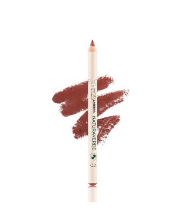 Naturaverde Organic Lipstick No. 02 Brick Brick Red Mattone