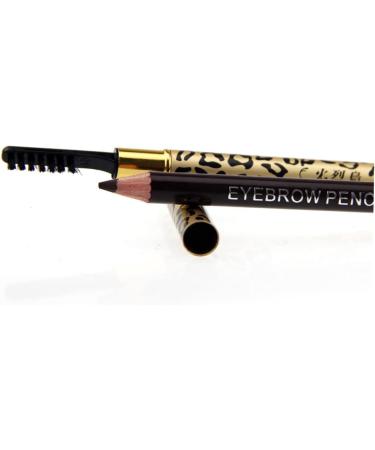 FRCOLOR Set 12pcs Waterproof Brow Pencil Eyebrow Pencil with Brush Iron Tube Eyebrow Powder Leopard Print - Buy Online on GoSupps.com