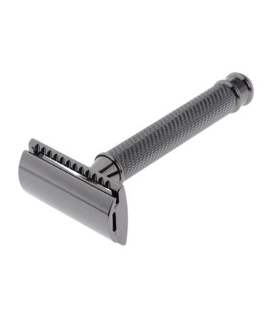 2 Set Classic Manual Double Edge Razor for Men - Black - Perfect for Daily Shaving - International Shipping Available - Buy Online on GoSupps.com
