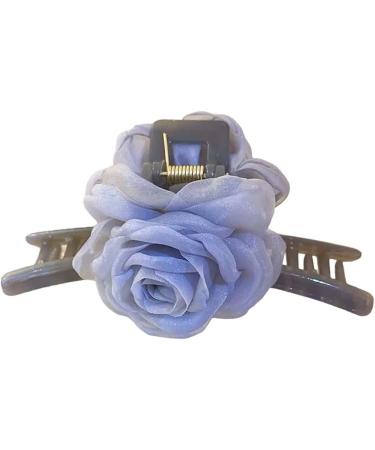 New 2025 Headdress Flower Hair Claw Back Hair Fixation Cloth Large Rose Shark Clip Grab Clip Hair Accessories Cloth Rose Women Jewelry Fashion Accessories Creative Gift - Buy Online on GoSupps.com