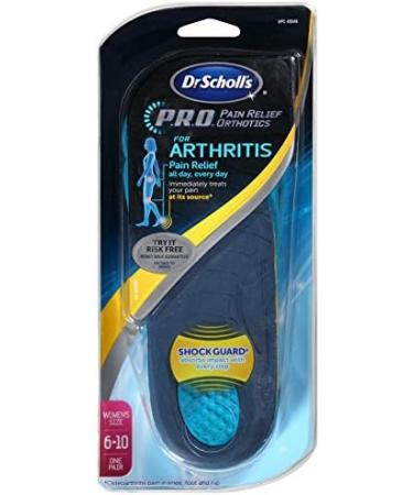 Dr. Scholl's P.R.O. Pain Relief Orthotics for Arthritis - Women's Size 6-10 (Old Version) - Buy Online on GoSupps.com