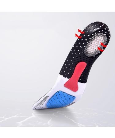 Breathable Cushioned Military Training Insoles - Custom Fit EVA Sports Insoles for Men & Women - Sweat-Absorbing Comfort (Size 40 - Buy Online on GoSupps.com