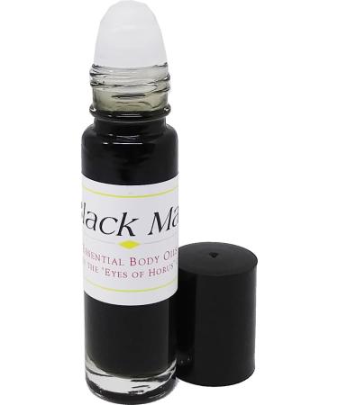 Black Man For Men Scented Body Oil Fragrance Roll-On - Black - 1/3 oz. - ID#34070 0.33 Fl Oz (Pack of 1)