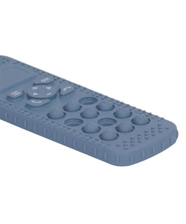 Baby TV Remote Control Shaped Teething Toy | Soft Silicone Infant Gum Relief Chew Toy (Dark Blue) - Buy Online on GoSupps.com