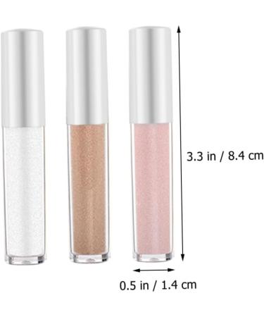 IWOWHERO 3pcs Polarized Monochrome Eyeshadow Cosmetic Tools for Women Glitter Eyeliner Glitter Makeup Plastic - Buy Online on GoSupps.com