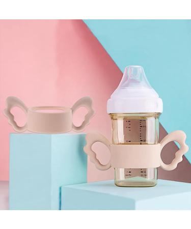 Buy Soft Silicone Baby Bottle Handles | Wide Neck & Grip-Friendly | Ideal for All Baby Bottles - Buy Online on GoSupps.com