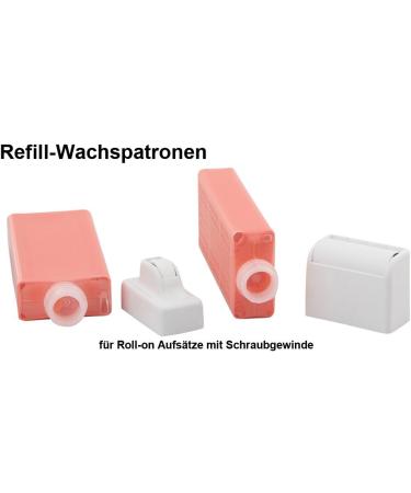 6x Refill Roll-On Wax Cartridges - Lipo America USA/UK Standard Pink Kosmetex 75ml - Compatible with Clean+Easy & Look-Epil - Buy Online on GoSupps.com