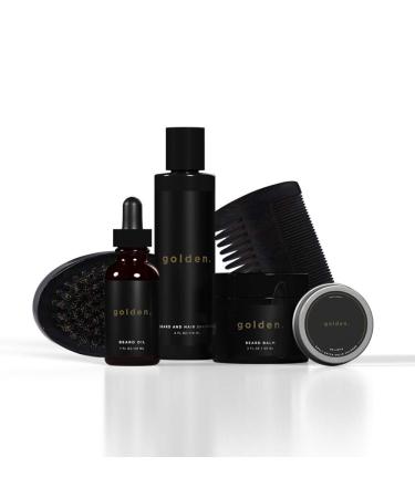 Pure & Organic Ultimate Beard Growth Bundle for Men | Beard Oil, Balm, Shampoo & Solid Cologne Set | Made in USA | Trusted by 50K+ Customers - Buy Online on GoSupps.com