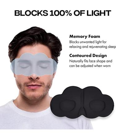 Maimiao 2023 Cloud-Shaped Sleep Eye Mask for Side Sleepers - 3D Contoured Silky Blindfold for Better Sleep (Pack of 3) - Buy Online on GoSupps.com