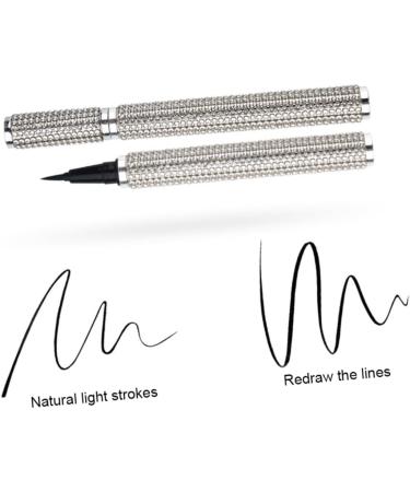 FOMIYES Liquid Eyeliner Glitter Makeup Metallic Liquid Liner Eyeliner Pen Cosmetic Neutral Diamond Sticker - Buy Online on GoSupps.com