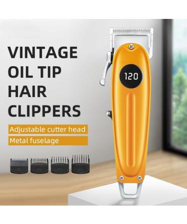 Professional Hair Clippers for Men - LCD Display Cordless Trimmer & Baldheaded T Blade Haircut - Buy Online on GoSupps.com