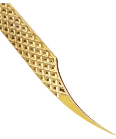 DASSEN Gold Lash Extension Tweezers - Precision Thin Tips for Mega Volume Lash Extensions - Buy Online on GoSupps.com