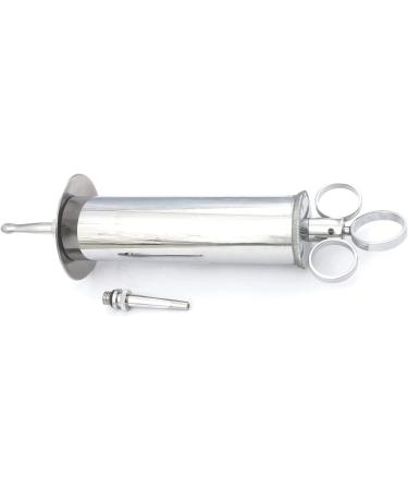 DDP Ear Wax Removal Syringe 4 OZ - Brass with Chrome Finish for Household, EMT, Firefighter, Police, Students, Schools, and Hobbies - Buy Online on GoSupps.com