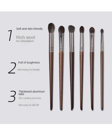 Super Soft Eye Shadow Brush Set - Fine Light Front Wool - Portable Brushes for Beginners | International Shipping - Buy Online on GoSupps.com