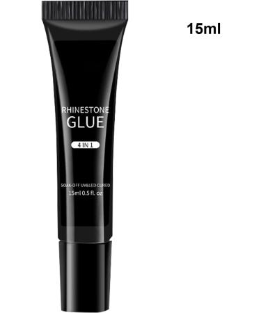 Rhinestone Glue | Strong Nail Gel 15ml | Personal Care Supplies for Jewelry Making and Sculpting | Everyday Summer Party Spa Salon Travel Wedding Art - Buy Online on GoSupps.com