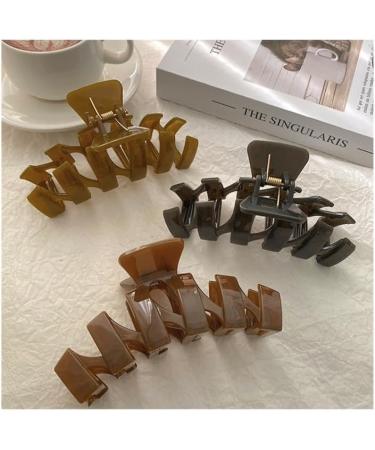 Hair Clips For Women Claw Clips Bow Hair Clips Claw Clips Claw Clips For Thick Hair Large Hair Clips(Color:13CM white) - Buy Online on GoSupps.com