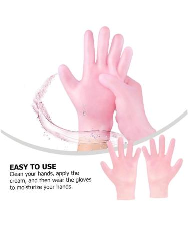 minkissy 2 Pairs Whitening Moisturizing Gloves Cotton Gloves for Dry Hands Hand Treatment Cracked Hands Grooming Glove Bedtime Gloves Gel Moisturizing Gloves Sokcs Anti-Crack Sebs Sock Miss - Buy Online on GoSupps.com