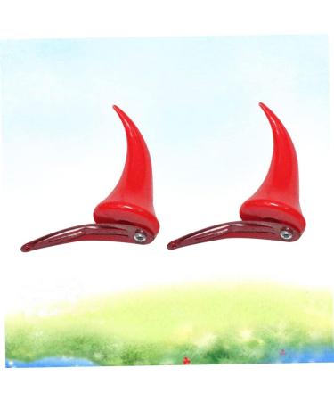 minkissy 4 Pairs Halloween Horns Clips Horns Clips Halloween Devil Headdress Halloween Headdress Clip Hair Clips Kids Hair Accessories Hairpins Headgear Clip Demon Child - Buy Online on GoSupps.com