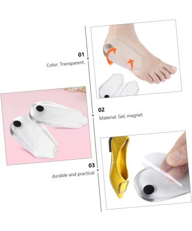 Gatuida Orthotic Insoles - 4 Pairs Gel Shoe Inserts for Heel Support & Correction | Unisex Plantar Cushions - Buy Online on GoSupps.com