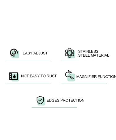 Senior-Friendly Nail Clipper with Magnifying Glass - Stainless Steel Adjustable Fingernail & Toenail Cutter (Green) - Perfect for Seniors & Babies - Buy Online on GoSupps.com