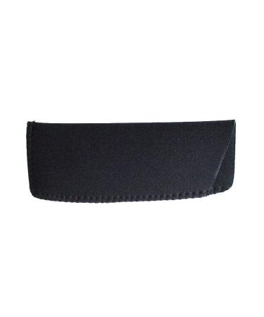 argus 10 pieces glasses case made of black neoprene for small narrow glasses