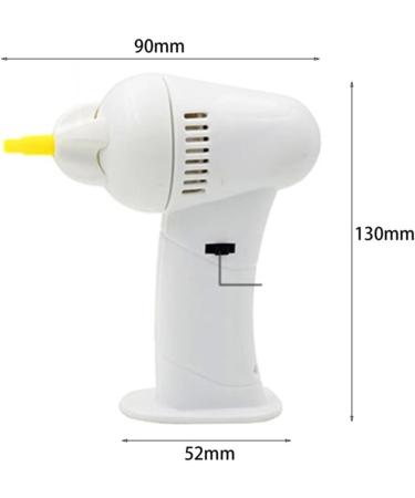 Electric Ear Cleaner Tools Electric Ear Cleaner Wax Remover Pick Cordless Vacuum Painless Remover Earpick for Ears Cares Health Tools White - Buy Online on GoSupps.com