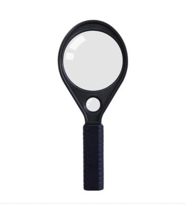 Professional 2.5X 5X Handheld 80MM Magnifier Super High Clarity Lightweight for Reading Inspection Hobby Observation Classroom Science - A Full of Stars
