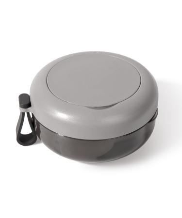 Denture Case, Definitely No-Leak Denture Bath Box for Traveling Perfectly, Denture Cup with Strainer & Magnetic Mirror(Black) - Buy Online on GoSupps.com