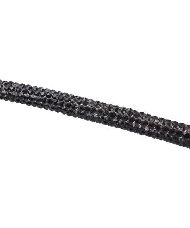 ARBO-INOX Full Black Leather Horse Browband with Rhinestones - Premium Quality Browband for Equestrian Elegance - Buy Online on GoSupps.com