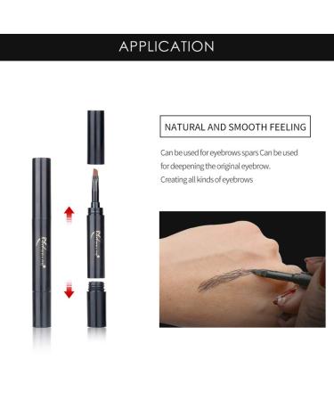 Allbesta 4D Eyebrow Hair Fiber Gel - Waterproof Instant Brow Extension Cream with Brush for Perfect Eyebrows | International Shipping - Buy Online on GoSupps.com