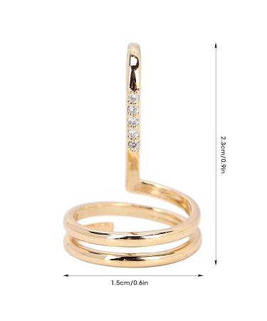 Fashion Fingernail Opening Ring | Trendy Nail Art Jewelry for Ladies | Decorative Nail Accessories - Buy Online on GoSupps.com