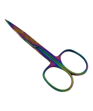Beauty+ Nail Scissors 9CM Multi Color Cuticle Nail Baby Nail Scissors Eyebrow Scissors (Straight)