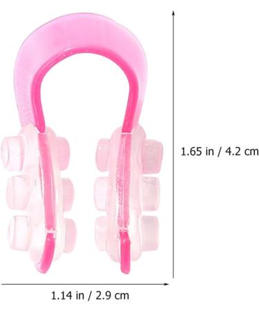 Hemobllo Lot de 10 Pinces Nasales U en Plastique Antid rapant pour Relever et Modeler le Nez Outil Discret et Portable pour Affiner les Ailes Nasales Adapt aux Femmes et Hommes - Buy Online on GoSupps.com