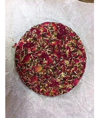 Rose flower tea cake 400 g herbal tea 100% natural.