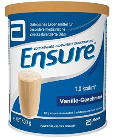 Abbott Ensure Vanilla Powder Drinking Food Milk Powder 400g Can - 24 Pieces