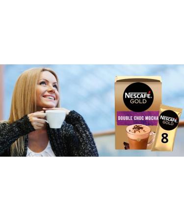 Temas Instant Coffee Mocha Bundle Contains 48 x Nescafe Gold Double Choc Mocha 48 x Coffee Stirrers & Reusable Coffee Cup. Compatible With lovers of Nescafe Gold|Coffee Sachets Individually Wrapped - Buy Online on GoSupps.com