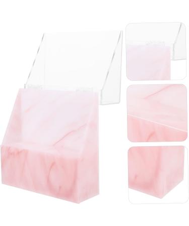 WOFASHPURET Storage Rack Rack for Display Eyelash Holder Eyelash for Extensions Makeup Holder Eyelash Rack Pink Extend Acrylic Marble 14.5x4.5cm - Buy Online on GoSupps.com