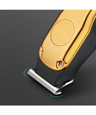 Bassulouda Gold Hair Clipper Men's Hair Clipper Electric Rechargeable Beard Trimmer Shaving Razor for Men Cutter - Buy Online on GoSupps.com