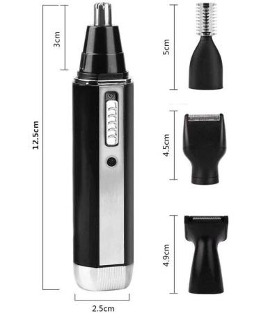 Buy Men's USB Rechargeable Ear and Nose Hair Trimmer - Waterproof & Easy to Clean | Fast International Shipping - Buy Online on GoSupps.com