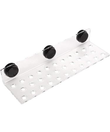 Buy Atyhao Coral Racks Halter - Premium 32-Hole Acrylic Aquarium Coral Frag Rack | Transparent Bracket for Coral Front Loader - Buy Online on GoSupps.com