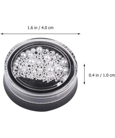 Lurrose 12 Boxes jewelry accessories nail art gems nail micro nail rivets studs nail tech accessories nail crystal beads nail art charms nail paillette manicure jewels Glass sand 3d pearl - Buy Online on GoSupps.com