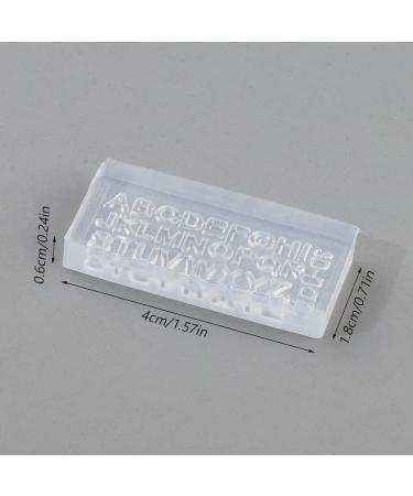 3D Alphabet Nail Art Silicone Molds - A-Z Letter Resin Molds for DIY Nail Tools and Handmade Craft - Nail Decor Tool and Accessories - Buy Online on GoSupps.com