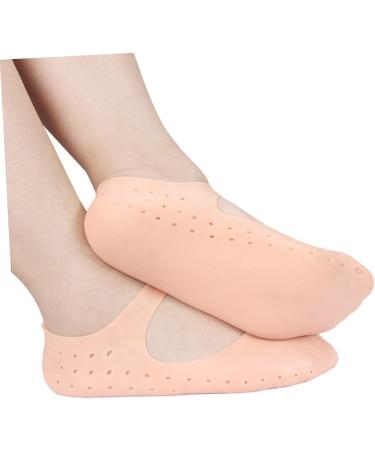 Amosfun 2 Pairs Gel Moisturizing Sleeves Heel Room Socks Height Increase Socks Silicone Moisturizing Socks Lotion Socks Plantar Inserts Lightweight Socks Foot Women's Beach Socks - Buy Online on GoSupps.com