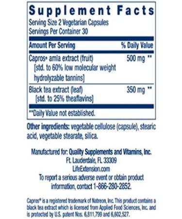 Life Extension Advanced Lipid Control - 60 Vegetarian Capsules for Heart Health - Buy Online on GoSupps.com