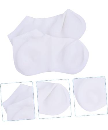 Healeved 3 Pairs Protective Socks Natural Material Socks Dry Cracked Gel Socks Moisturising Gel Socks Sock for Dry Cracked Socks for Women Feet Care Women's Moisture Heel Socks Sebs White - Buy Online on GoSupps.com