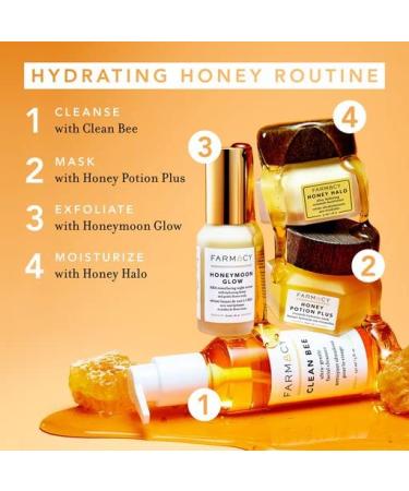 Farmacy Honey Halo Ceramide Face Moisturizer Cream - Hydrating Facial Lotion for Dry Skin | 1.7 oz - Buy Online on GoSupps.com