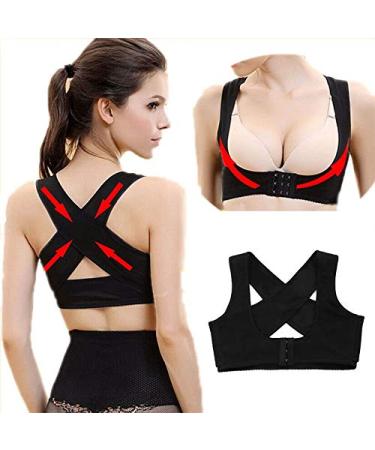 Back Brace Support Belt Pedic Back Posture Corrector Brace Posture Shoulder Corrector Back Straightener Back Posture Corrector (Color : Black Size : XXL) (Black S) (Black L) Black Large