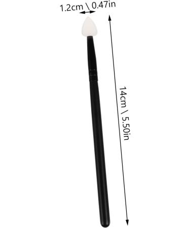 Ipetboom 12 Pcs Lip Brush Eye Shadow Brush Makeup Brush Silicone Lip Mask Brush Eyeshadow Brush Applicator 14x1.2x0.8cmx2pcs Blackx2pcs - Buy Online on GoSupps.com