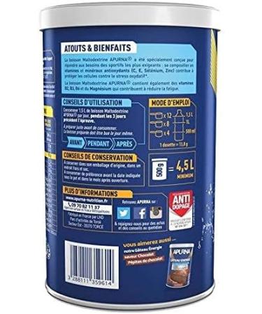 Jar Apurna maltodextrin peach tea 500g - Buy Online on GoSupps.com